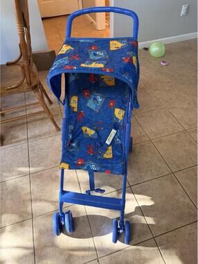 Vintage J.Mason Sesame Street Light Weight ELMO Skedaddle Stroller Cool!